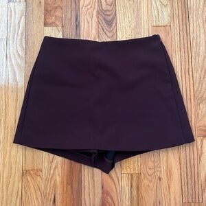 Zara Women's Purple Skort
